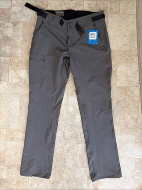 Columbia Gray Women's Cargo Stretch Outdoor Pants
